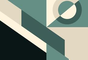 a geometric pattern with a circle in the middle, abstract background with geometric elements, illustration in flat design style vector