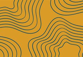 Seamless pattern with wavy lines in yellow and blue colors vector