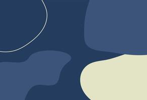 Abstract background in blue and beige tones, minimalist blue background vector
