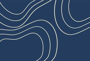 Abstract background with wavy lines in blue colors. background blue illustration. vector