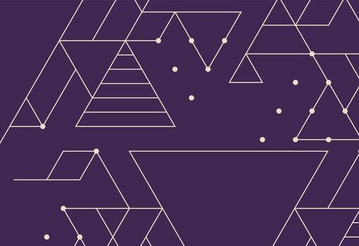 Geometric background with triangles and lines. Minimalistic style. vector