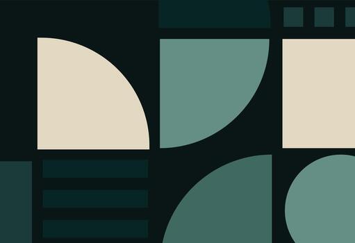 a black and green abstract pattern with geometric shapes vector