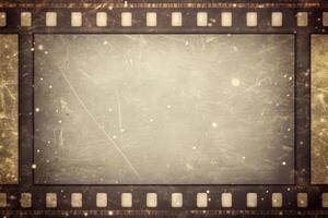 Vintage grunge frame crafted from film inspired by particle effects cinematic atmosphere artistic design retro vibe photo