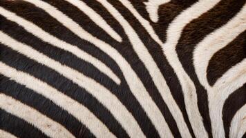 Exploring vitality through zebra stripe texture in fashion design studio urban environment close-up view photo