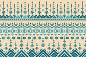 Green Ethnic Pattern vector
