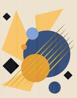 Dynamic Abstract Geometry in Motion vector