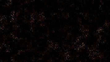 Loop messy gold particles animation video