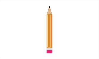 a pencil is shown on a white background vector