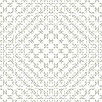 a square pattern with green leaves vector