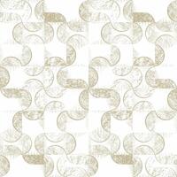 a seamless pattern with a gold and white design vector