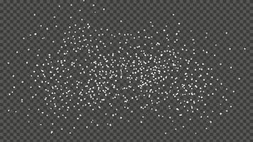 White rough distressed particles grunge texture vector