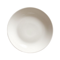 A simple empty ceramic plate on a lightly textured png