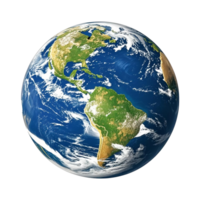 High Resolution Image Of Earth From Space Showing Global Details Isolated On Transparent Background png