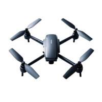 High Tech Drone In Studio Setting Isolated On Transparent Background png
