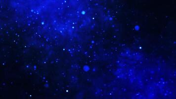 Dark blue glitter particle background animation, animated dust flying as a premium background, awards events, parties and motion graphics video