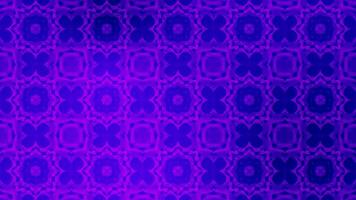 Flower pattern animation with dark purple gradient color is suitable for motion graphic elements regarding abstract backgrounds, geometric backdrops, and looping reflections. video