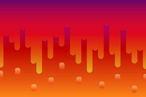 minimalistic gradient bright background of red yellow orange and purple colors, imitation of stylized rain vector