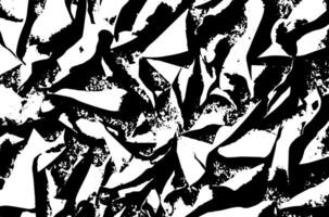 a black and white abstract pattern with many different shapes vector