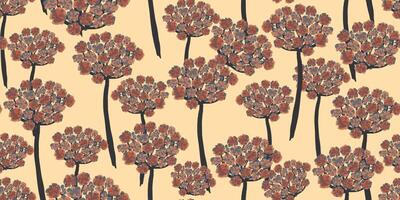 a pattern with trees on it vector