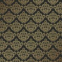 luxury dark retro pattern background vector