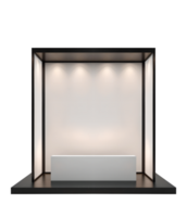 Booth Design Mockup Design Box For Display Product Showcase png