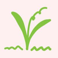 a green grass design vector
