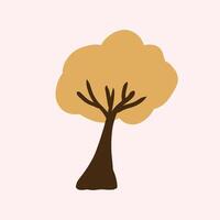 summer tree design vector