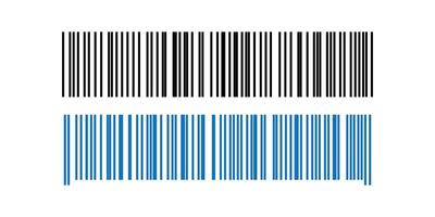 Barcode labels isolated on white background. Barcode code stripes sticker. vector