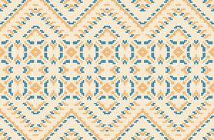 Geometry Seamless Abstract Geometric Patternfolk Embroidery, Aztec Geometric Ornament Print. Design for Carpet, Wallpaper, Clothing, Wrapping, Fabric vector