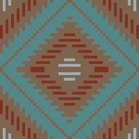 Zigzag Geometrical Patternfolk Embroidery, Aztec Geometric Ornament Print. Design for Carpet, Wallpaper, Clothing, Wrapping, Fabric vector