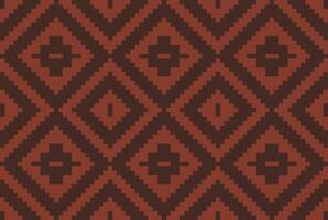 Folklore Abstract Geometric Pattern Backgroundfolk Embroidery, Aztec Geometric Ornament Print. Design for Carpet, Wallpaper, Clothing, Wrapping, Fabric vector