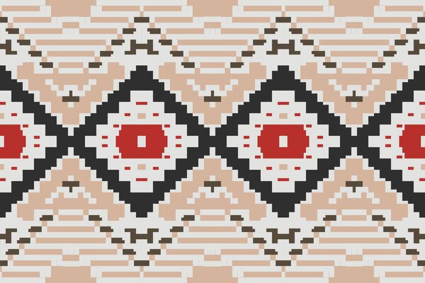 Mexican Geometric Ethnic Patternfolk Embroidery, Aztec Geometric Ornament Print. Design for Carpet, Wallpaper, Clothing, Wrapping, Fabric