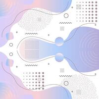 Memphis design, retro elements for web, sale. Abstract background from geometric shapes. vector