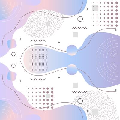 Memphis design, retro elements for web, sale. Abstract background from geometric shapes.
