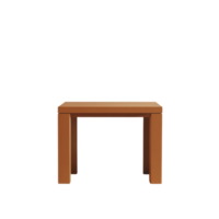 Minimalist wooden table on black background, perfect for showcasing products png