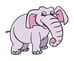 A elephant standing and dancing vector