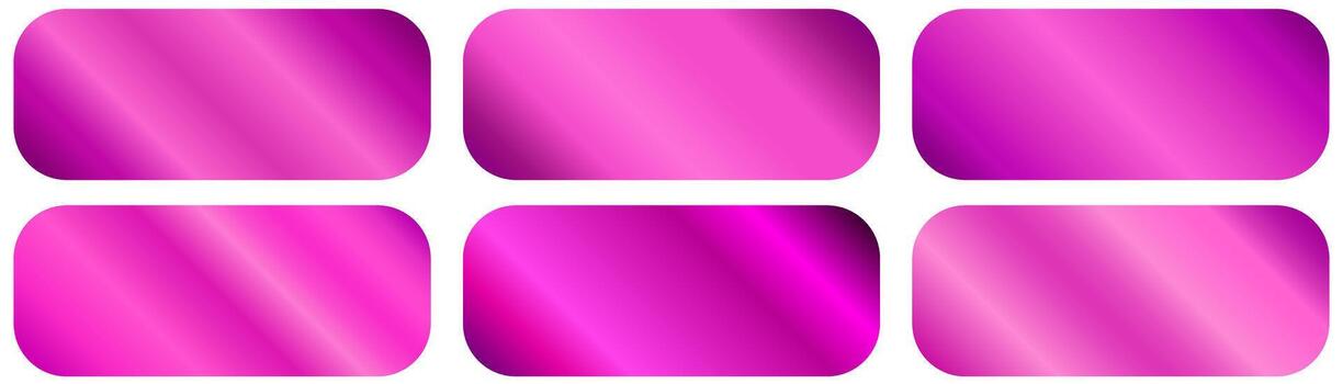 A series of purple squares with purple and purple squares and one purple and blue A Gradient Set. set of multicolored gradients. purple gradient. vector