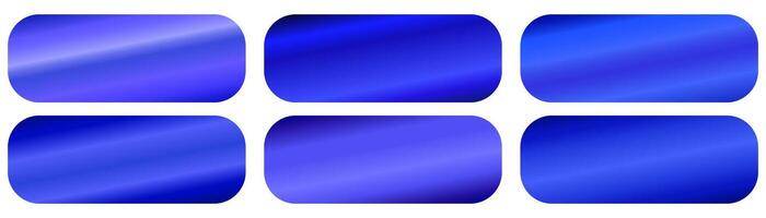 Blue gradient collection. Turquoise color gradient set for light to bright colors. blue gradient palette. vector