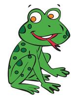 A frog animals illustration vector