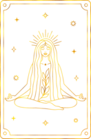 Tarot card temperance. The major arcana of a deck of cards. png