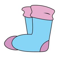 Child socks isolated on white background.eps vector