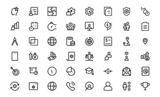 Versatile Project Management Icons - Designed for Task Management, and Team Tools vector