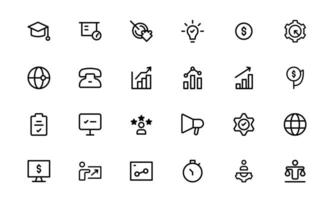 Versatile Project Management Icons - Designed for Scheduling, and Team Tools vector