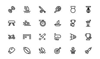 Premium Sports Icon Designs - Stylish and Functional for app and websites vector