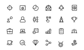 Versatile Project Management Icon set vector