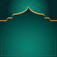 Ramadan pr ramadhan green frame eid jumma mubarak shab e barat background with Ramadan banner with lantern background vector