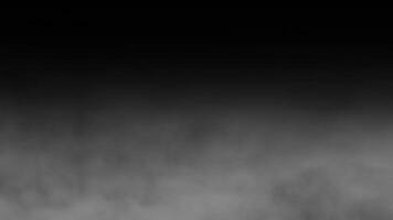 Abstract Smooth Smoke, Fog, Steam Clouds moving on black background video