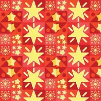 Modular winter christmas pattern vector