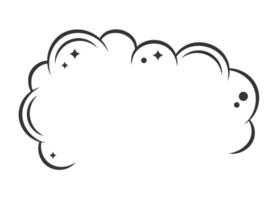 Soap foam silhouette symbol vector