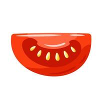 Tomato red icon isolated on white vector